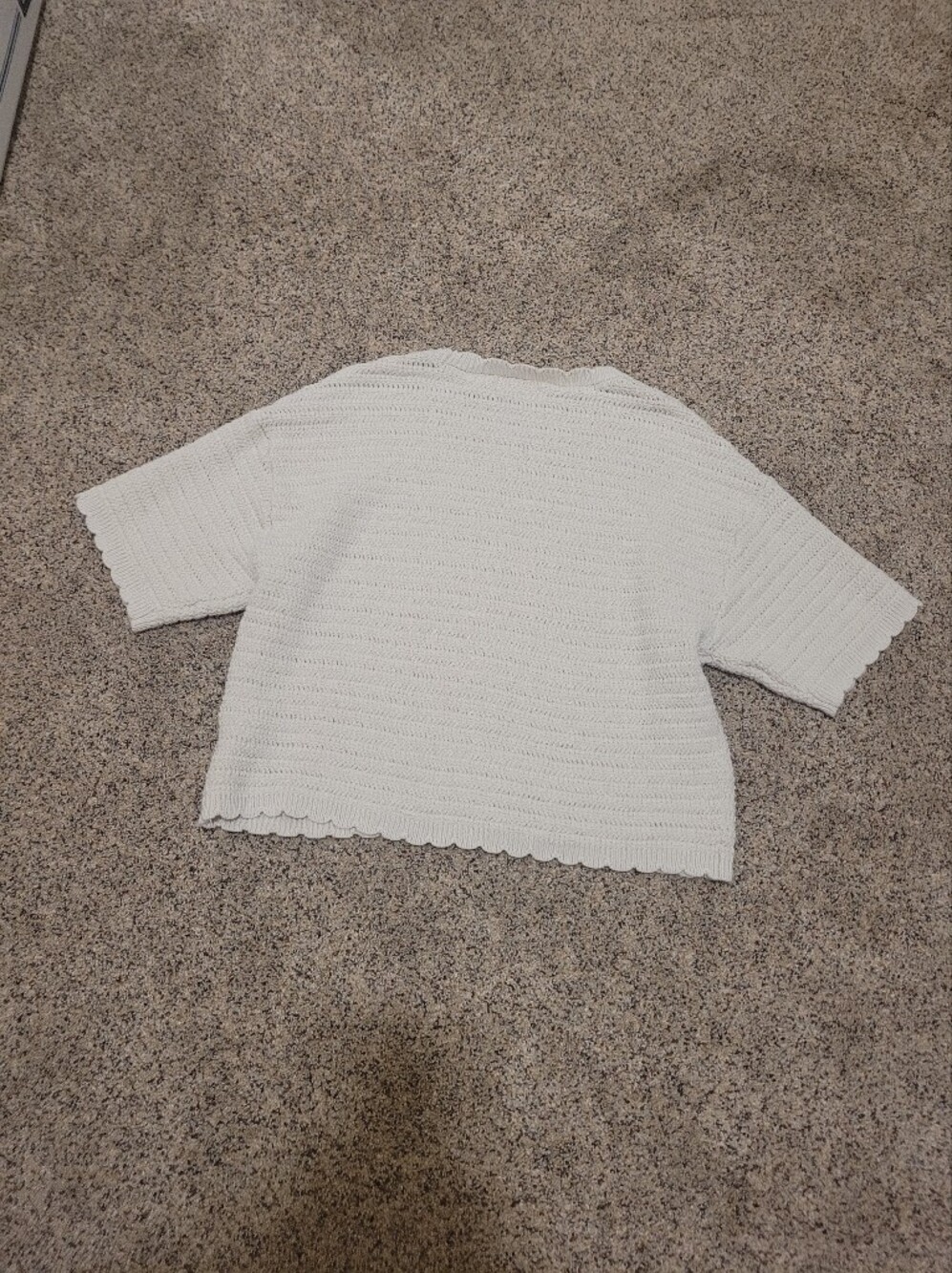 Universal Thread Cream Crochet Pullover Sweater Size Medium - Picture 7 of 7